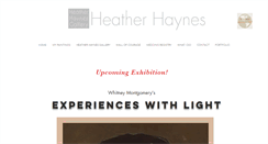 Desktop Screenshot of heatherhaynes.com