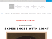 Tablet Screenshot of heatherhaynes.com